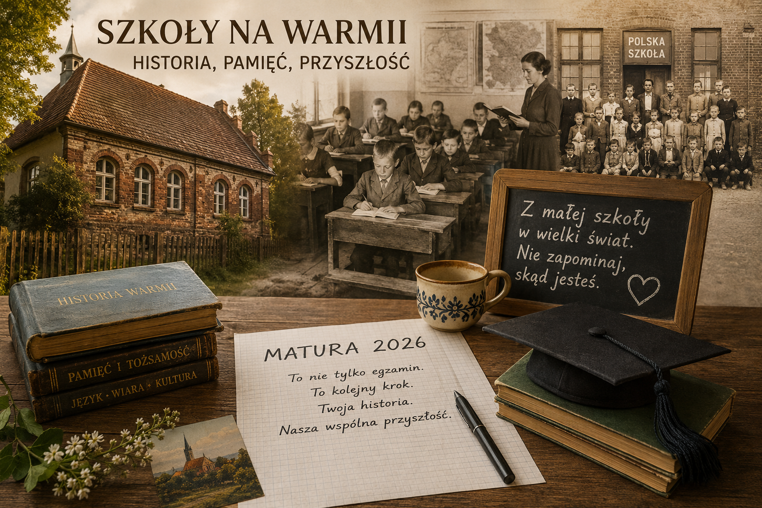 Historyczna warmińska szkoła i symboliczna matura jako znak edukacji, pamięci i awansu społecznego