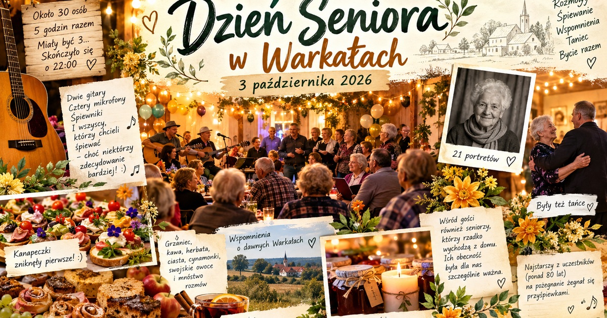 Dzień Seniora w Warkałach 2026 Dzień Seniora w Warkałach 2026 - spotkanie seniorów z KGW Ferajna